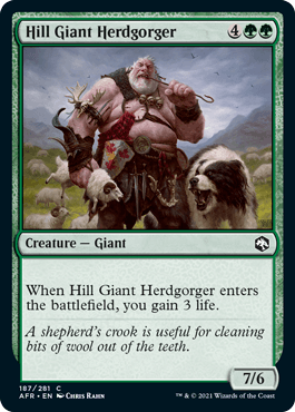 Hill Giant Herdgorger : DUNGEONS & DRAGONS: ADVENTURES IN THE FORGOTTEN REALMS - 187/281