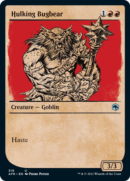 Hulking Bugbear (Showcase) : DUNGEONS & DRAGONS: ADVENTURES IN THE FORGOTTEN REALMS - 319