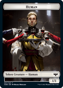 Human Token : INNISTRAD CRIMSON VOW - 001/021 - Lockett Labs UK