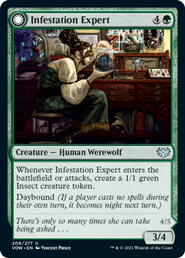 Infestation Expert // Infested Werewolf : INNISTRAD CRIMSON VOW - 206/277 - Lockett Labs UK