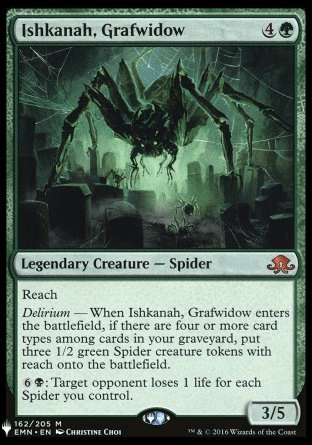 Ishkanah, Grafwidow : THE LIST