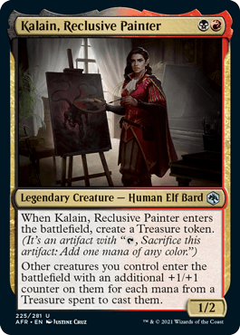 Kalain, Reclusive Painter : DUNGEONS & DRAGONS: ADVENTURES IN THE FORGOTTEN REALMS - 225/281