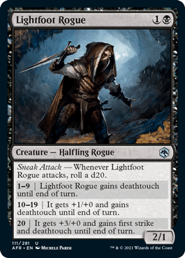 Lightfoot Rogue : DUNGEONS & DRAGONS: ADVENTURES IN THE FORGOTTEN REALMS - 111/281