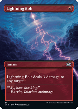 Lightning Bolt (BORDERLESS) : DOUBLE MASTERS 2022 - 361