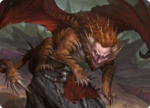 Manticore : DUNGEONS & DRAGONS: ADVENTURES IN THE FORGOTTEN REALMS (Art card) - 006/081