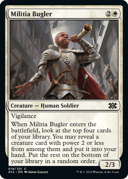 Militia Bugler : DOUBLE MASTERS 2022 - 019/331
