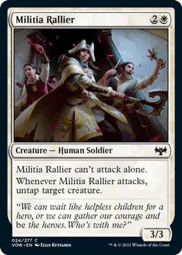 Militia Rallier : INNISTRAD CRIMSON VOW - 024/277 - Lockett Labs UK