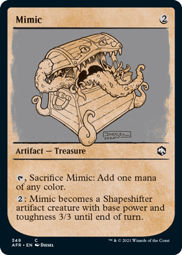 Mimic (Showcase) : DUNGEONS & DRAGONS: ADVENTURES IN THE FORGOTTEN REALMS - 349