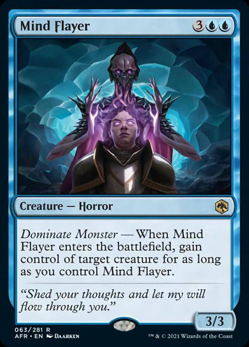 Mind Flayer : DUNGEONS & DRAGONS: ADVENTURES IN THE FORGOTTEN REALMS - 063/281 - Lockett Labs UK