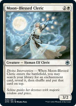 Moon-Blessed Cleric : DUNGEONS & DRAGONS: ADVENTURES IN THE FORGOTTEN REALMS - 026/281