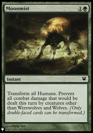Moonmist : THE LIST
