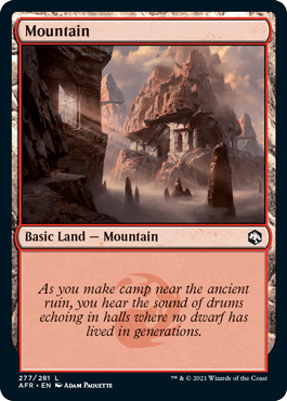Mountain : DUNGEONS & DRAGONS: ADVENTURES IN THE FORGOTTEN REALMS - 277/281