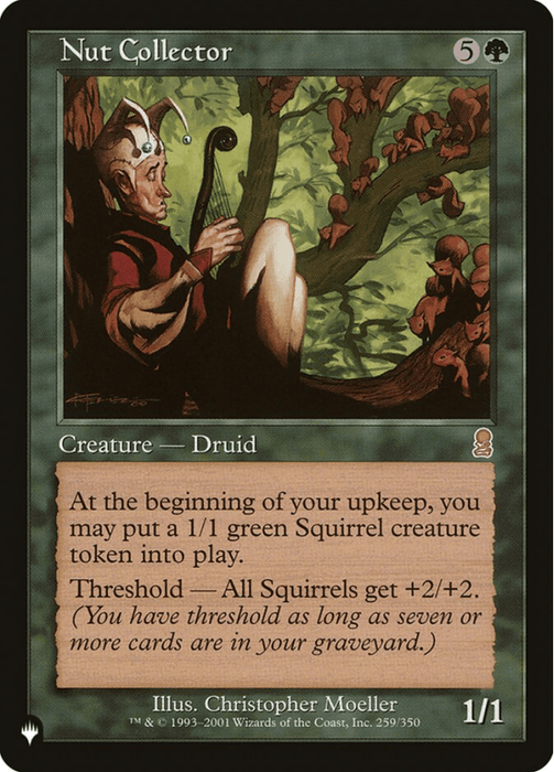 Nut Collector : THE LIST