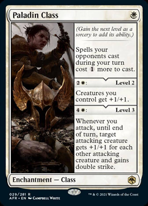 Paladin Class : DUNGEONS & DRAGONS: ADVENTURES IN THE FORGOTTEN REALMS - 029/281 - Lockett Labs UK