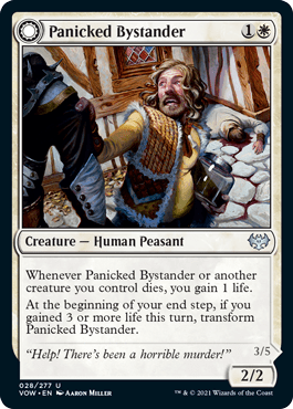 Panicked Bystander // Cackling Culprit : INNISTRAD CRIMSON VOW - 028/277