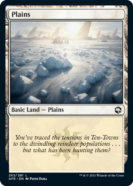 Plains (FOIL) : DUNGEONS & DRAGONS: ADVENTURES IN THE FORGOTTEN REALMS - 262/281