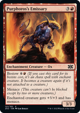 Purphoros's Emissary (FOIL) : DOUBLE MASTERS 2022 - 121/331
