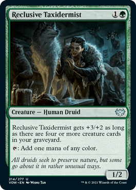 Reclusive Taxidermist : INNISTRAD CRIMSON VOW - 214/277