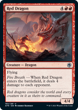Red Dragon : DUNGEONS & DRAGONS: ADVENTURES IN THE FORGOTTEN REALMS - 160/281