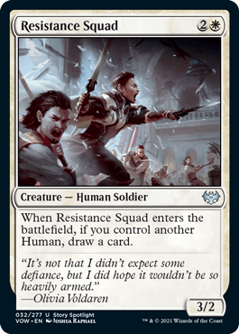Resistance Squad : INNISTRAD CRIMSON VOW- 032/277 - Lockett Labs UK