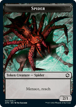 Spider Token : DUNGEONS & DRAGONS: ADVENTURES IN THE FORGOTTEN REALMS - 007/019