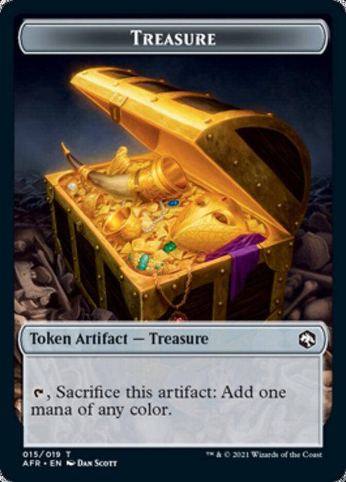 Treasure Token : DUNGEONS & DRAGONS: ADVENTURES IN THE FORGOTTEN REALMS - 015/019 - Lockett Labs UK