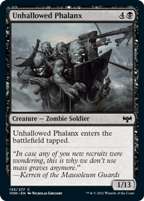 Unhallowed Phalanx : INNISTRAD CRIMSON VOW - 135/277
