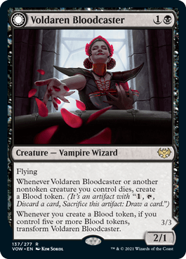 Voldaren Bloodcaster // Bloodbat Summoner : INNISTRAD CRIMSON VOW - 137/277