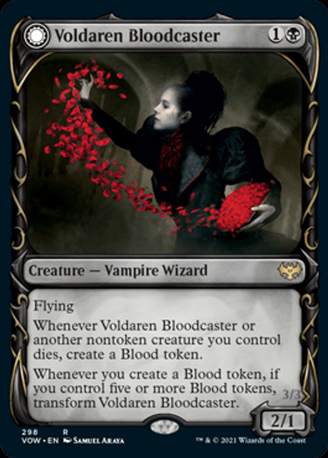 Voldaren Bloodcaster // Bloodbat Summoner : INNISTRAD CRIMSON VOW - 298
