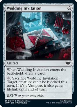 Wedding Invitation : INNISTRAD CRIMSON VOW - 260/277 - Lockett Labs UK