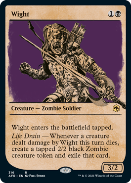 Wight (Showcase) : DUNGEONS & DRAGONS: ADVENTURES IN THE FORGOTTEN REALMS - 316