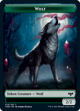 Wolf Token : INNISTRAD CRIMSON VOW - 014/021