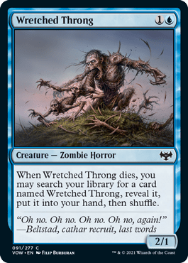 Wretched Throng : INNISTRAD CRIMSON VOW - 091/277
