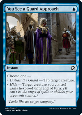 You See a Guard Approach : DUNGEONS & DRAGONS: ADVENTURES IN THE FORGOTTEN REALMS - 085/281