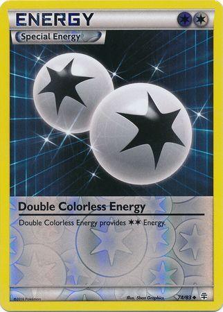 Double Colorless Energy : GENERATIONS (Reverse holo) - 74/83 - Lockett Labs UK