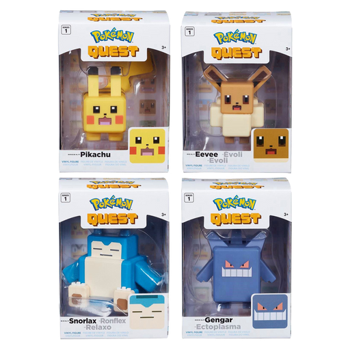 Pokémon Quest 4" Vinyl Figurines - Lockett Labs UK