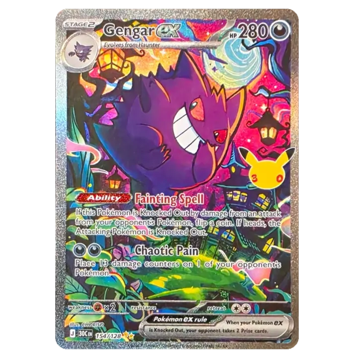 Gengar ex  : 30TH CELEBRATION - 154/128