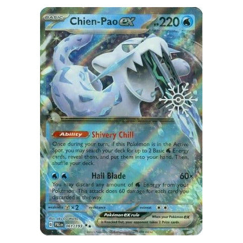 Chien-Pao ex : PROMO (Snowflake Stamp) (Sealed) - 061/193