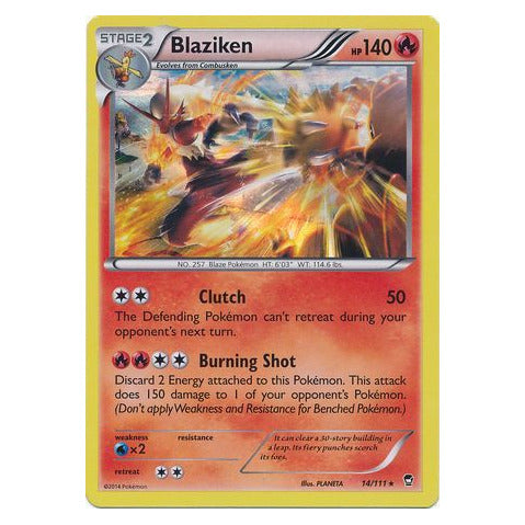 Blaziken : FURIOUS FISTS (Holo) - 14/111