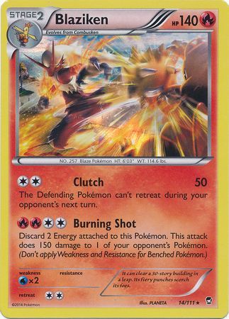 Blaziken : FURIOUS FISTS (Holo) - 14/111