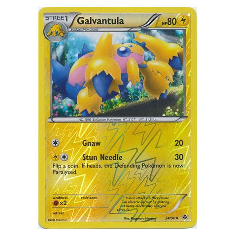 Galvantula : EMERGING POWERS (Reverse holo) - 34/98