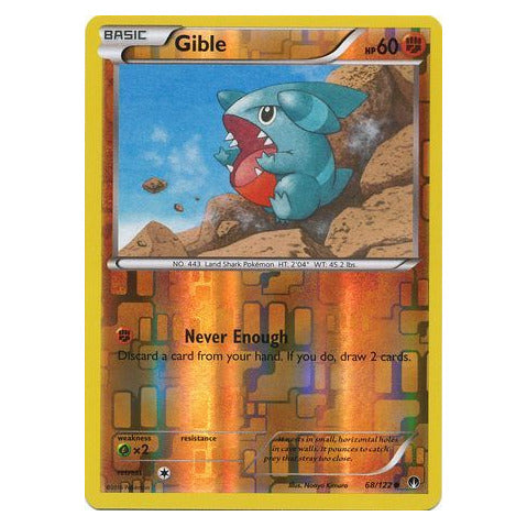 Gible : BREAKPOINT (Reverse holo) - 68/122