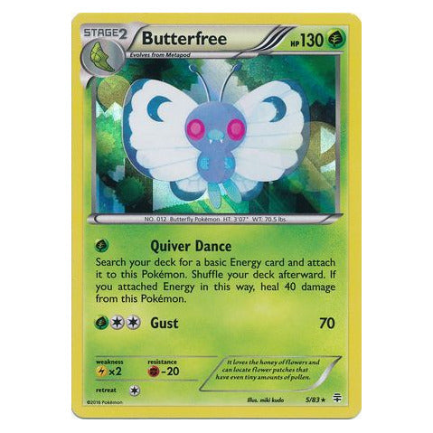 Butterfree : GENERATIONS (Holo) - 5/83