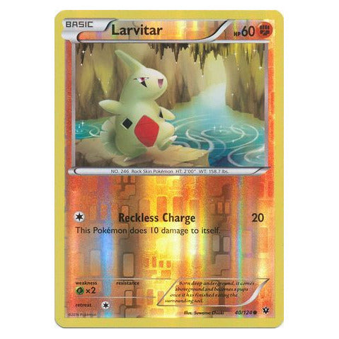 Larvitar : FATES COLLIDE (Reverse holo) - 40/124