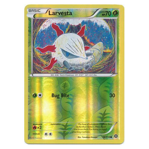 Larvesta : STEAM SIEGE (Reverse holo) - 14/114