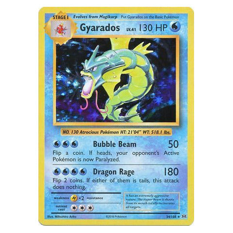 Gyarados : EVOLUTIONS (Holo) - 34/108
