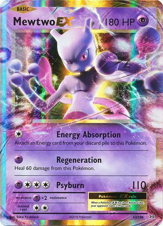 Mewtwo EX : EVOLUTIONS - 52/108 - Lockett Labs UK
