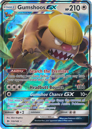 Gumshoos GX : SUN & MOON BASE - 110/149