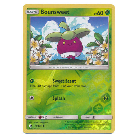 Bounsweet : SUN & MOON BASE (Reverse holo) - 18/149