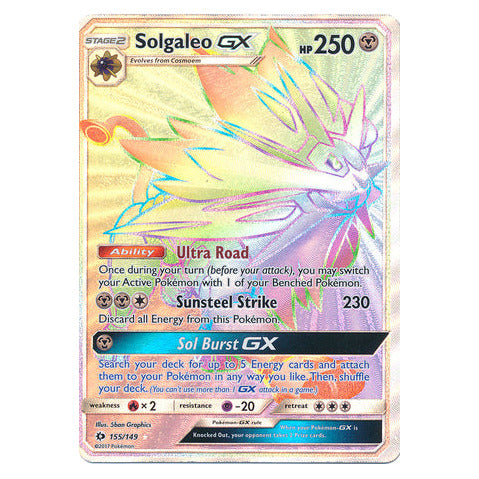 Solgaleo GX : SUN & MOON BASE - 155/149